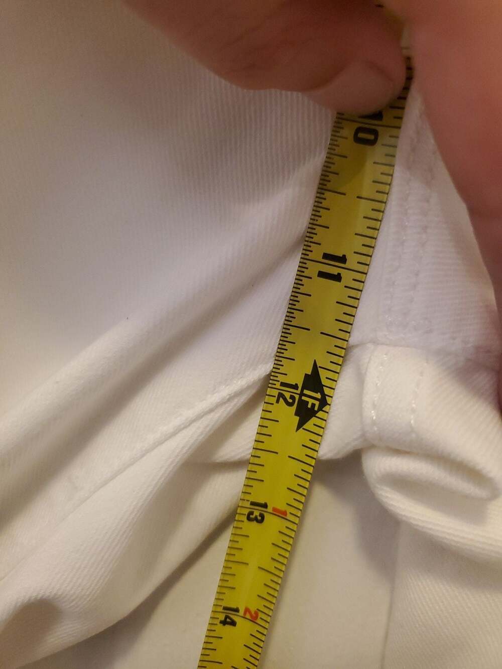 MOTHER The Hustler Ankle Fray High-Rise Flare Jeans in White - Picture 11 of 11